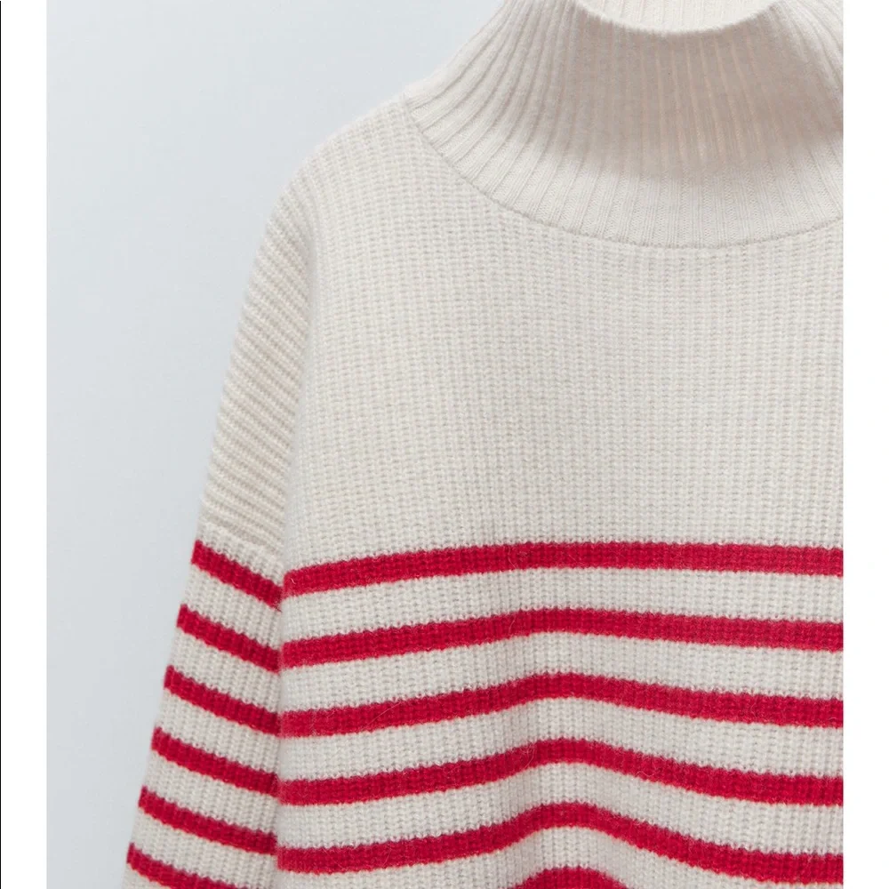 ZARA 💯 wool striped sweater - Picture 9 of 9